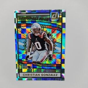 Christian Gonzalez ~ 2025 Donruss ~ Action-All Pros